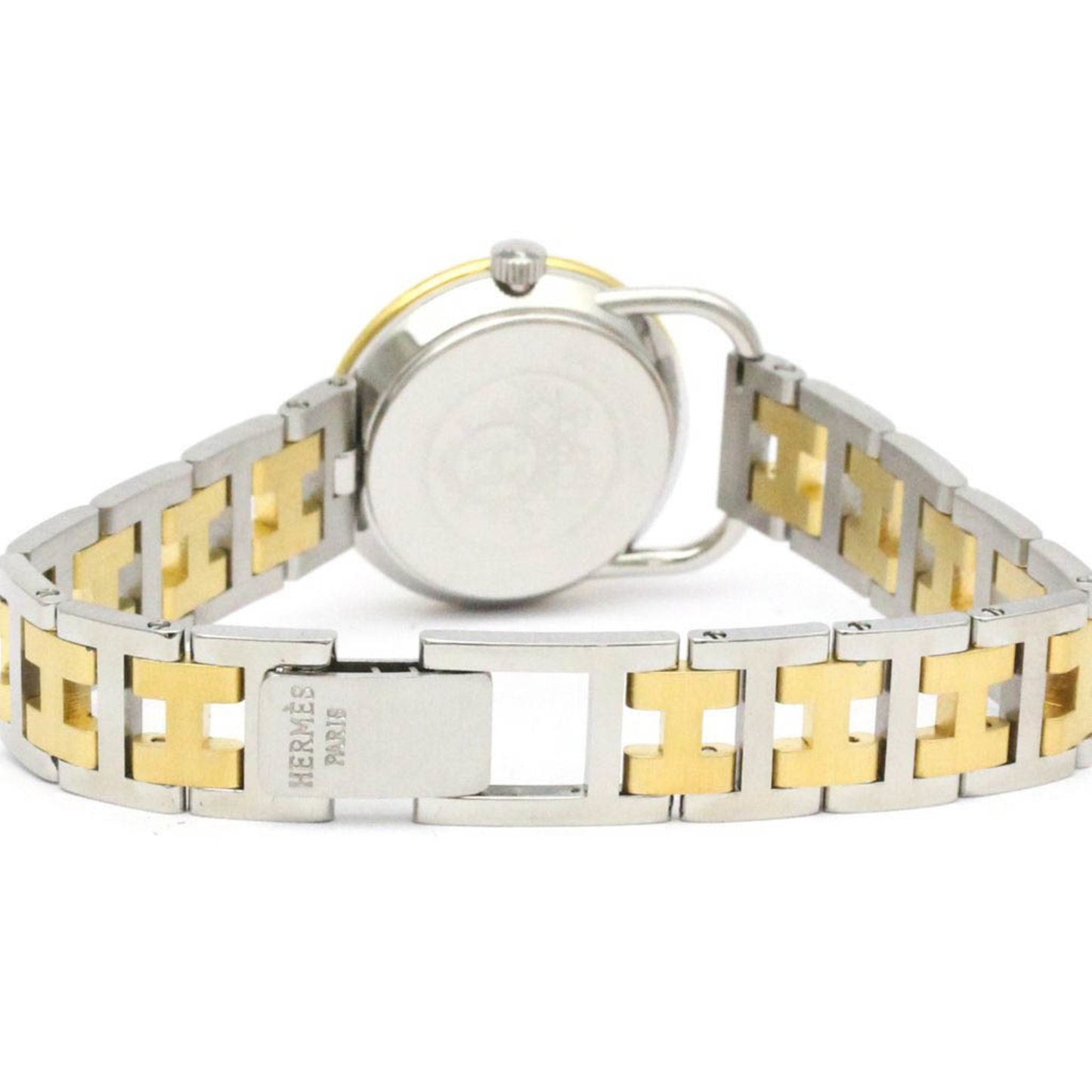 Hermes Arceau Quartz Gold Plated Steel Quartz