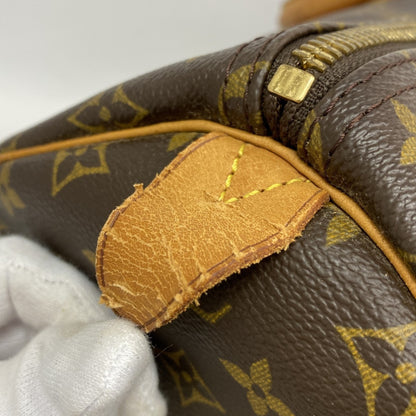 Louis Vuitton Monogram Keepall 55 Boston Bag M41424 Brown