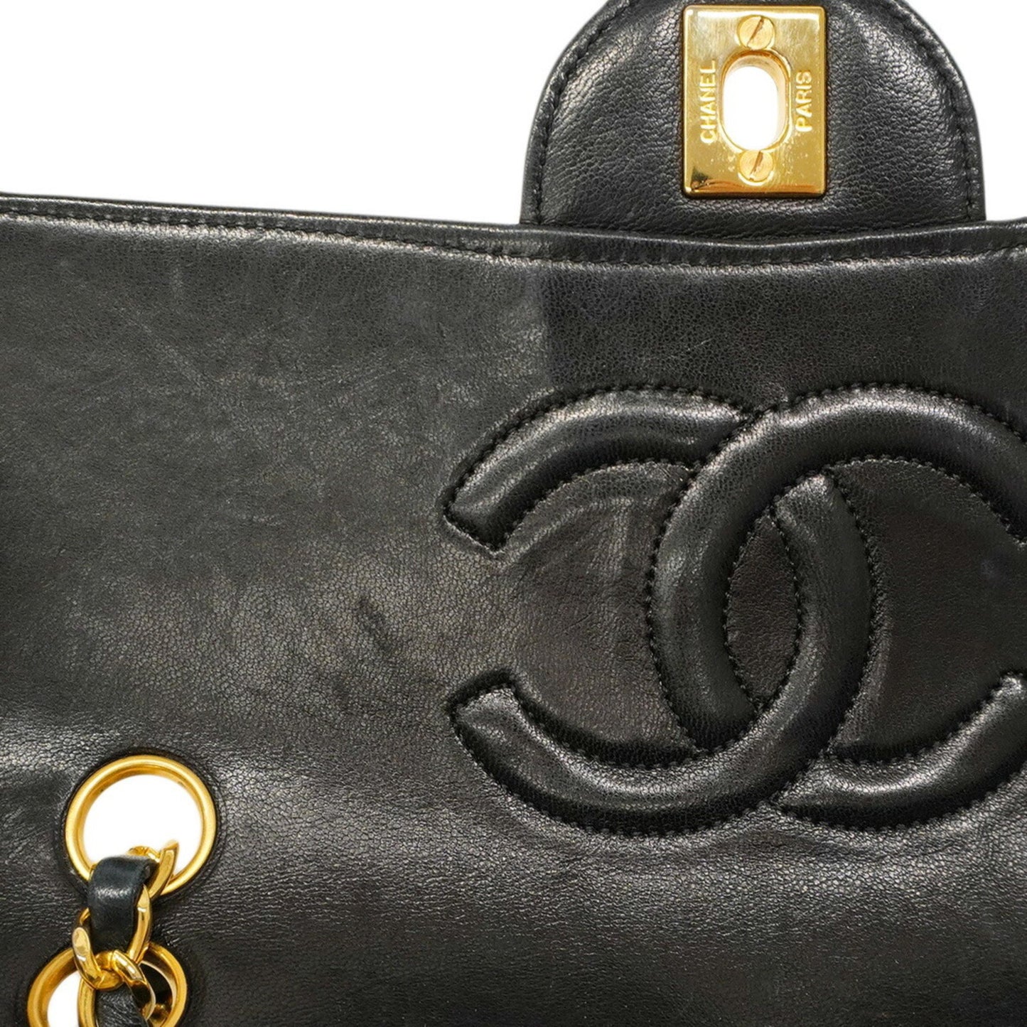 Chanel Matelasse Shoulder Bag With Double Chain