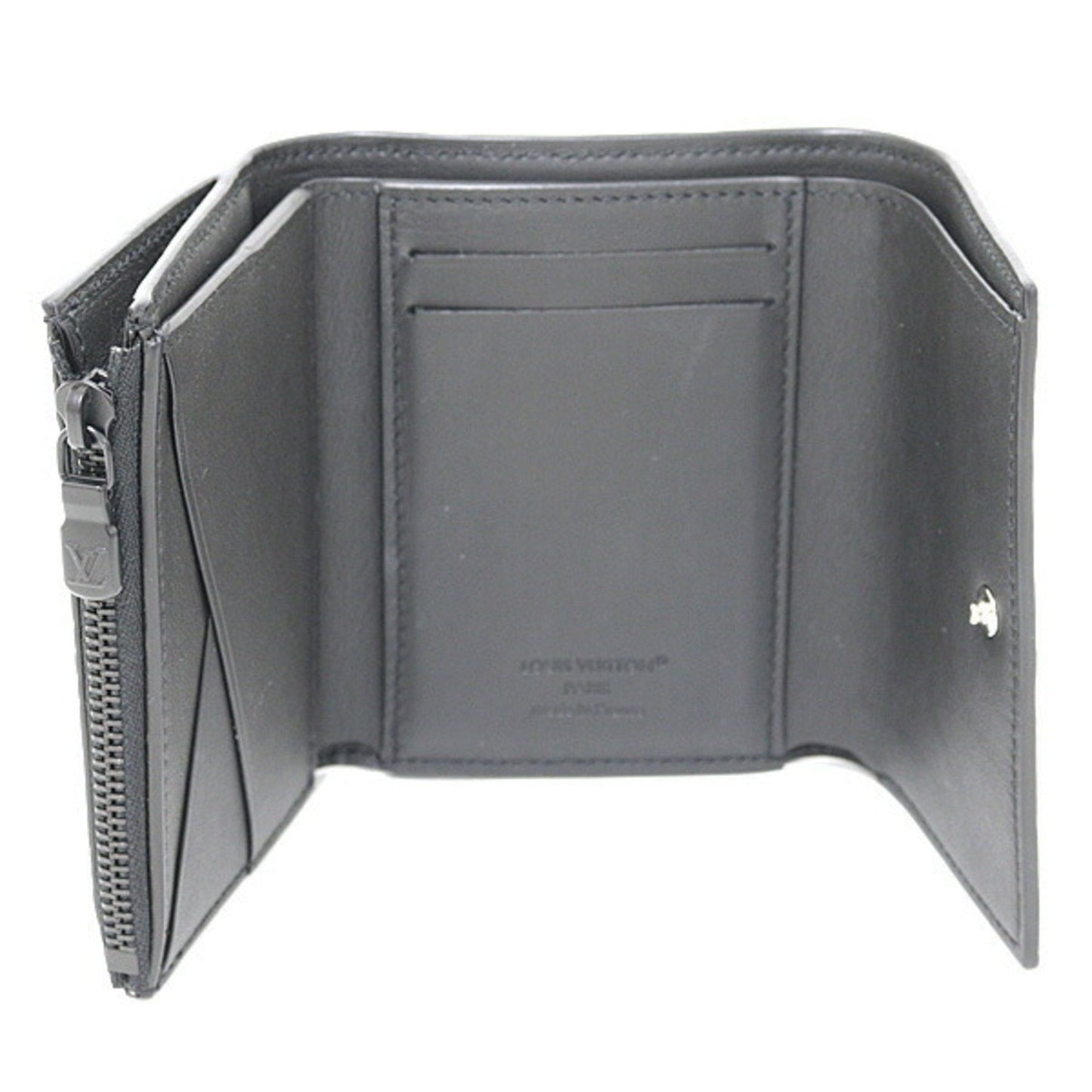 Louis Vuitton Victor Wallet Monogram Shadow Leather Black M12635 Tri-Fold Compact