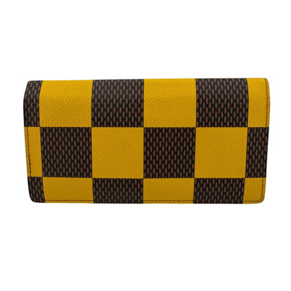 Louis Vuitton Louis Vuitton Damier Pop Portefeuille Brazza Long Wallet Yellow