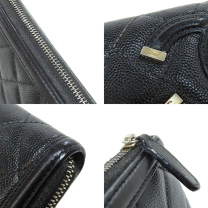 Chanel Matelasse Long Wallet Grained Calfskin