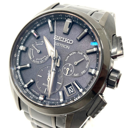 Seiko Sbxc069/5X53-0Av0 Astron Global Line Day Date Gps Solar Radio-Controlled Wristwatch Titanium