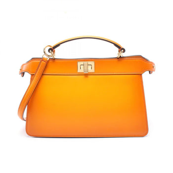 Fendi Peekaboo Iseeu East West Handbag Leather