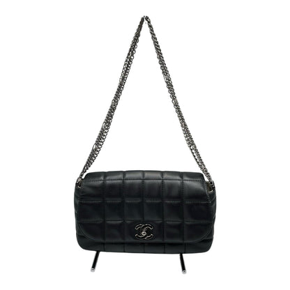 Chanel Chocobar Handbag In Black Lambskin