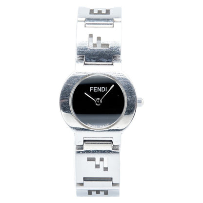Fendi Watch 3050L Quartz Black Dial Stainless Steel