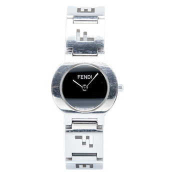 Fendi Watch 3050L Quartz Black Dial Stainless Steel