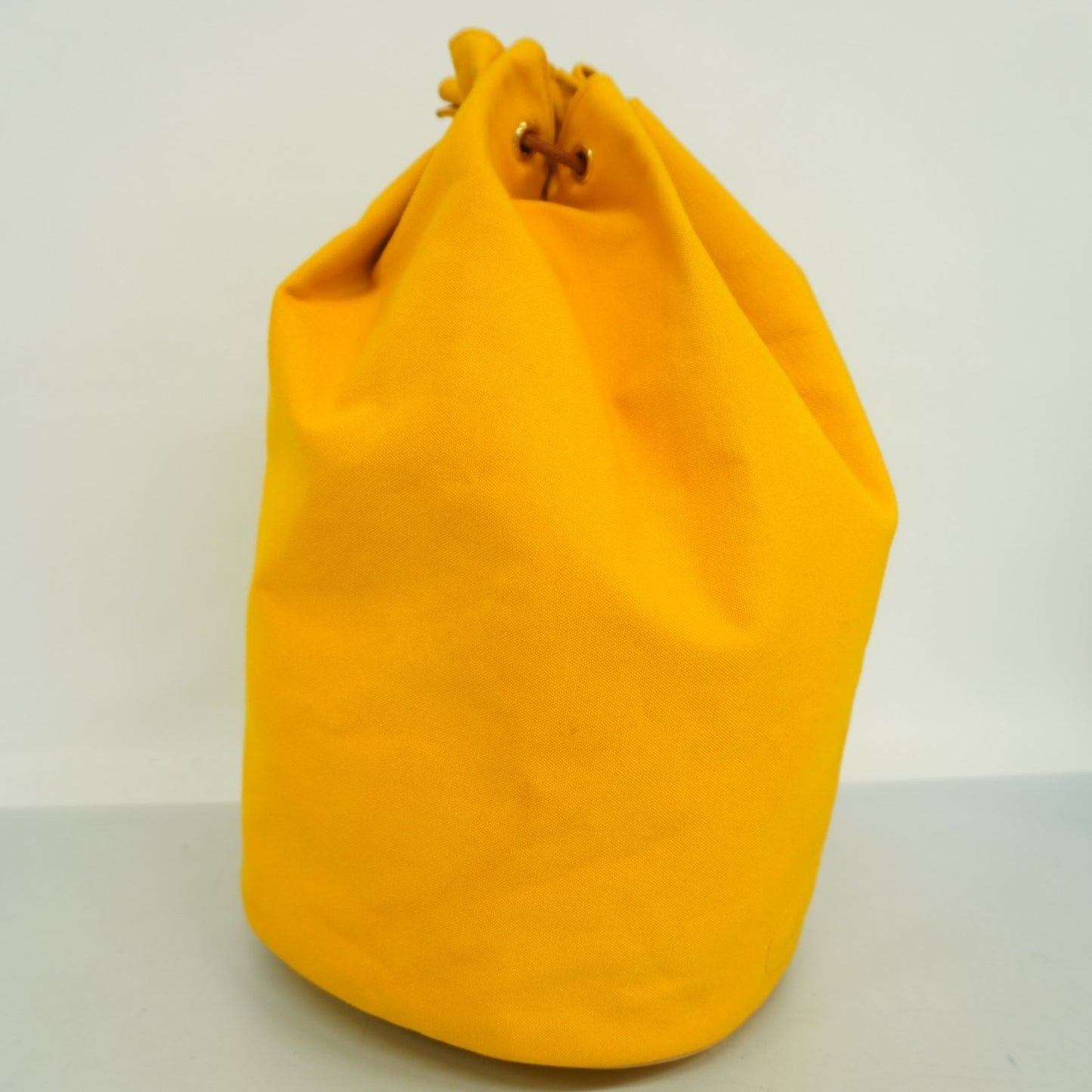 Hermes Herms Polochon Mimir Pm Shoulder Bag In Yellow Canvas