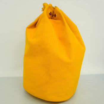 Hermes Herms Polochon Mimir Pm Shoulder Bag In Yellow Canvas