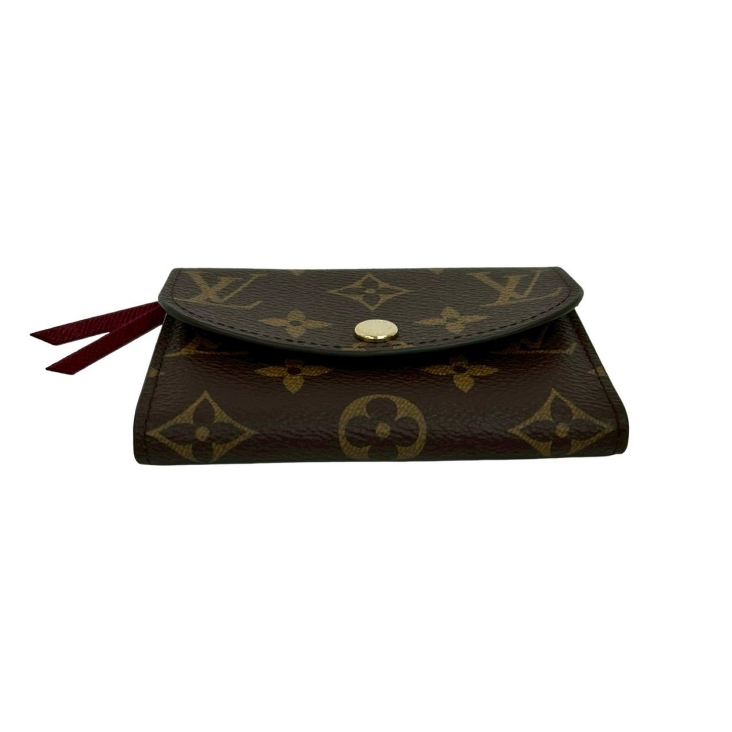Unused Louis Vuitton Porte Monnaie Rosalie Monogram Leather Coin Case