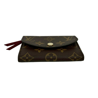 Unused Louis Vuitton Porte Monnaie Rosalie Monogram Leather Coin Case