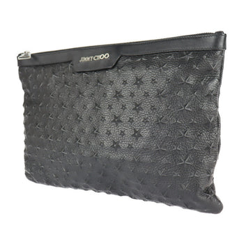 Jimmy Choo Jimmy Choo Derek Derek Second Bag Emg Leather Black Star Studs Emboss
