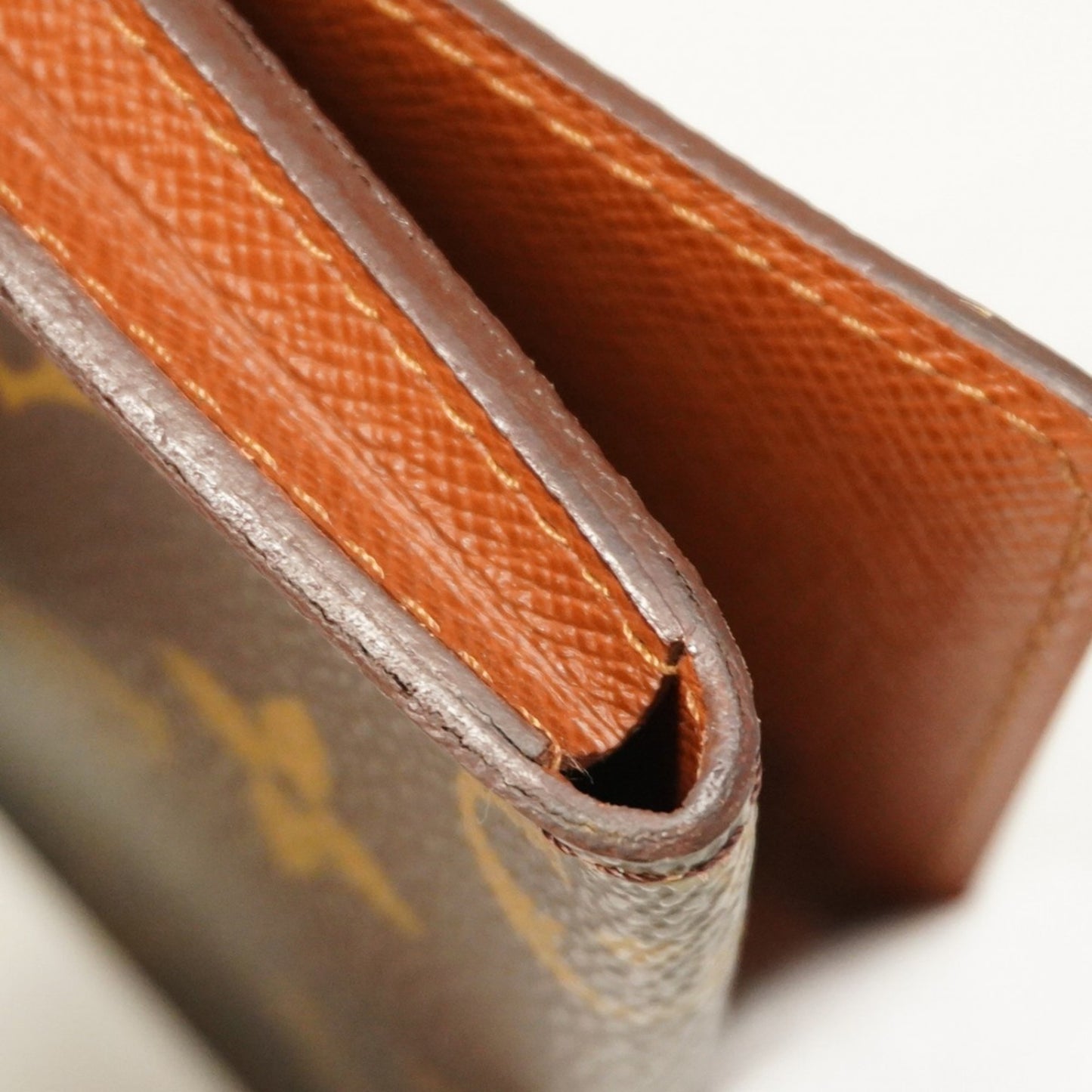 Louis Vuitton Monogram Envelope Carte De Visite Business Card Holder M62920 Brown