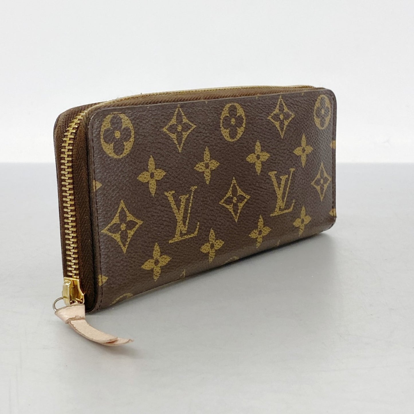 Louis Vuitton Monogram Portefeuille Clemence Long Wallet M61298 Brown Rose Ballerine