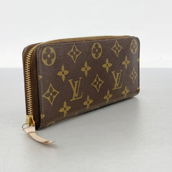Louis Vuitton Monogram Portefeuille Clemence Long Wallet M61298 Brown Rose Ballerine