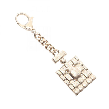 Chanel Coco Mark Perfume Bottle Keychain With Gp Rhinestones