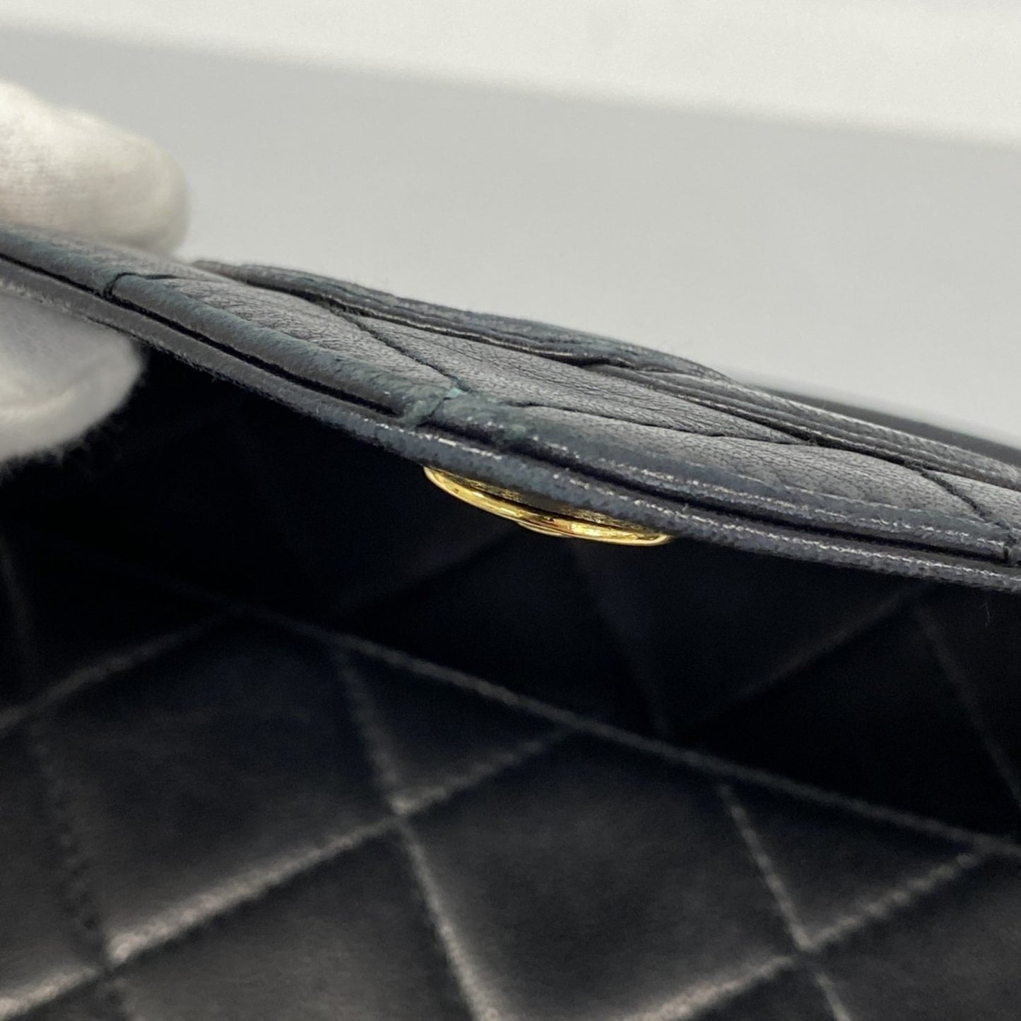 Chanel Shoulder Bag With Matelasse Chain Bag