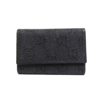 Gucci Key Case Gg Canvas Black