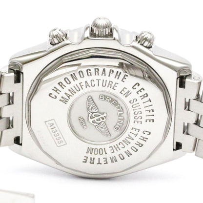 Breitling Crosswind Chronograph Steel Automatic Watch A13355 Polished