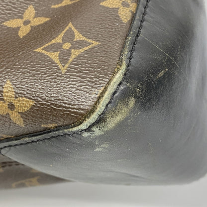 Louis Vuitton Monogram Macassar Torres Shoulder Bag M40387 Brown/Black