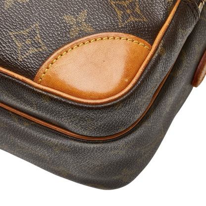 Louis Vuitton Monogram Nile Shoulder Bag M45244 Brown Pvc Leather