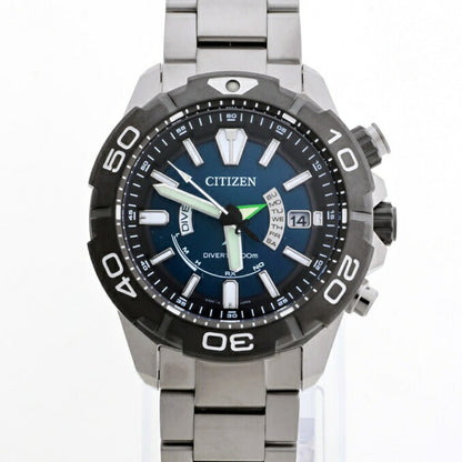 Citizen Promaster Marine As7145-69L H112-R012487 Blue Quartz Watch Radio Solar A-157972