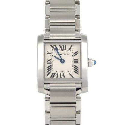 Cartier Tank Franaise Sm W51008Q3 Stainless Steel Quartz Watch