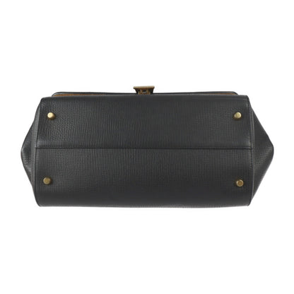 Bottega Veneta Bottega Veneta Angle Angle Palmellato Shoulder Bag 576143 Calf Leather Black Gold