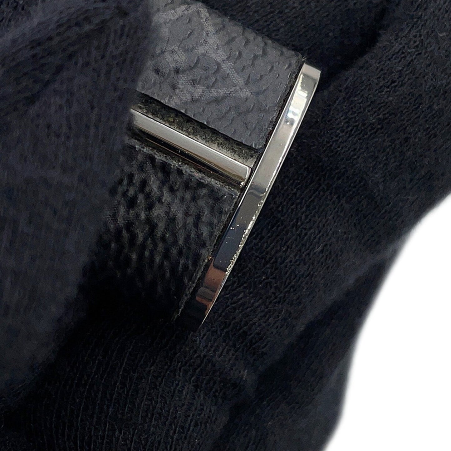 Louis Vuitton Monogram Eclipse Porte-Cls Padlock & Key M61951 Black