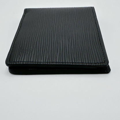 Louis Vuitton Louis Vuitton Bi-Fold Wallet Epi Portefeuille Multiple Leather M60662 Black