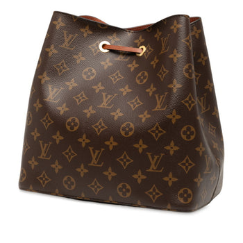 Louis Vuitton Monogram Neonoe Shoulder Bag M44887 Brown Leather