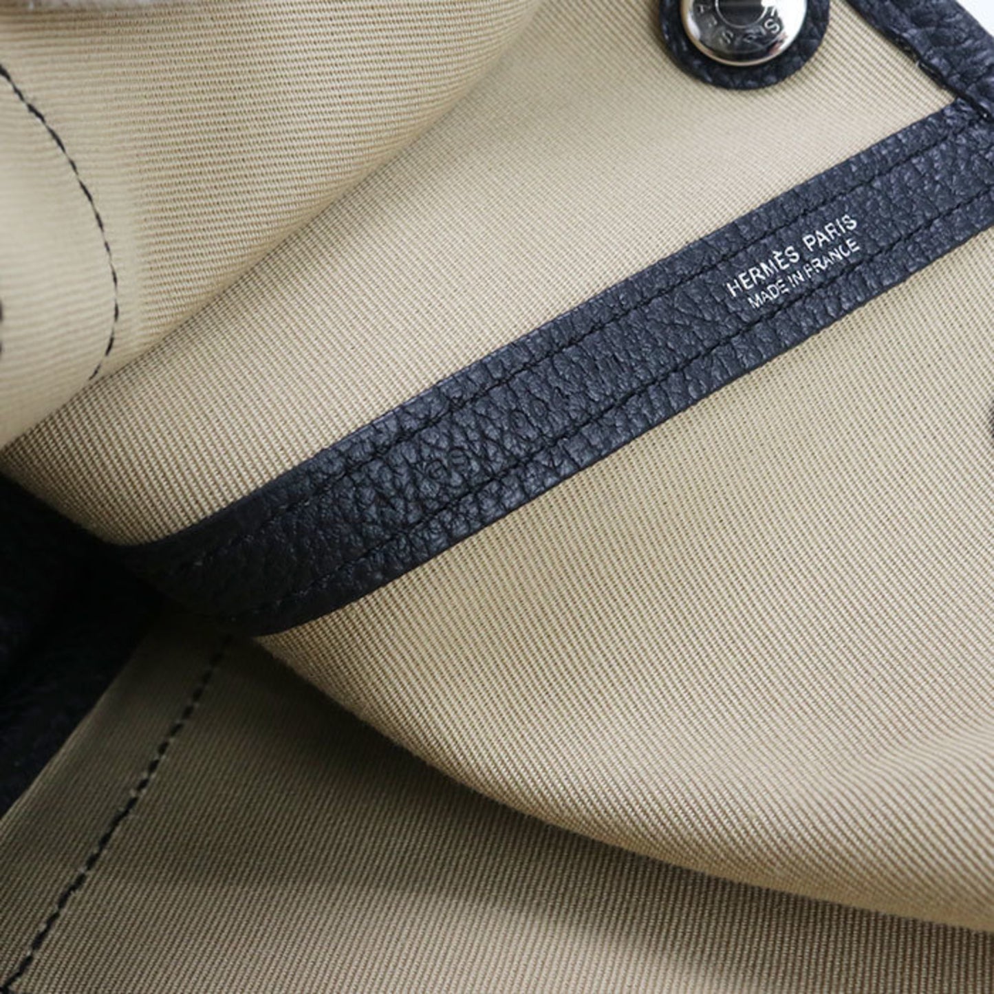 Hermes Garden Party Tpm A Stamped Tote Bag