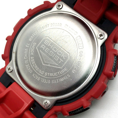 G-Shock Casio Gd-120Cm-4 Camouflage Series Big Case Digital Watch In Red