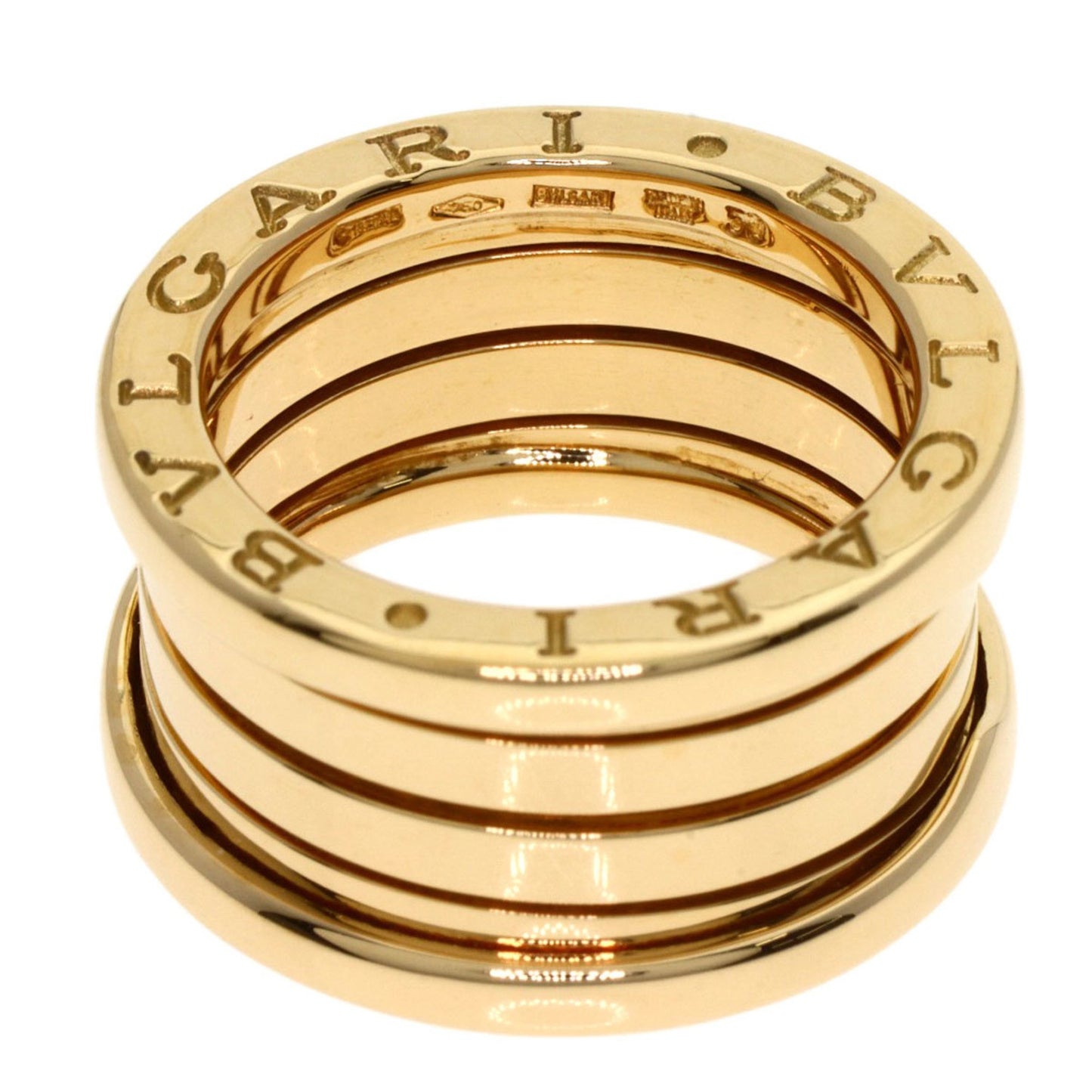 Bvlgari B-Zero1 4-Band #50 Ring In 18K Yellow Gold