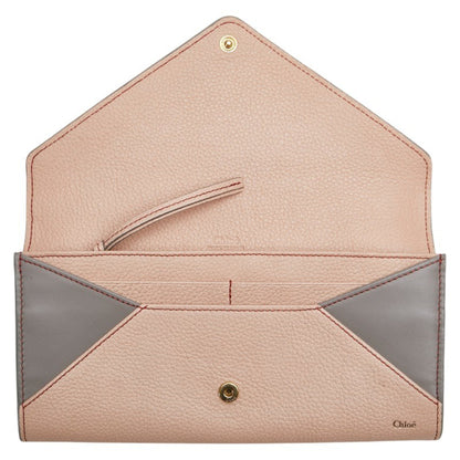 Chlo Chloe Multicolored Leather Long Wallet