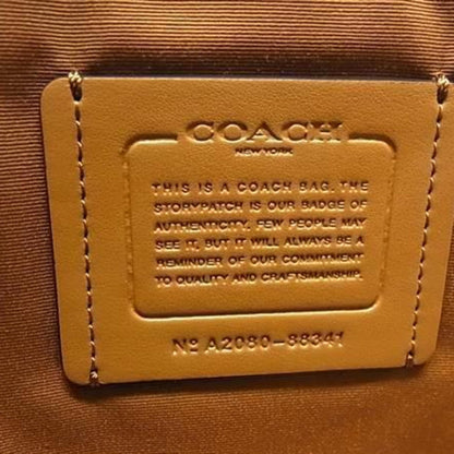 Coach Plaza Tote Bag 88341 Ivory Leather
