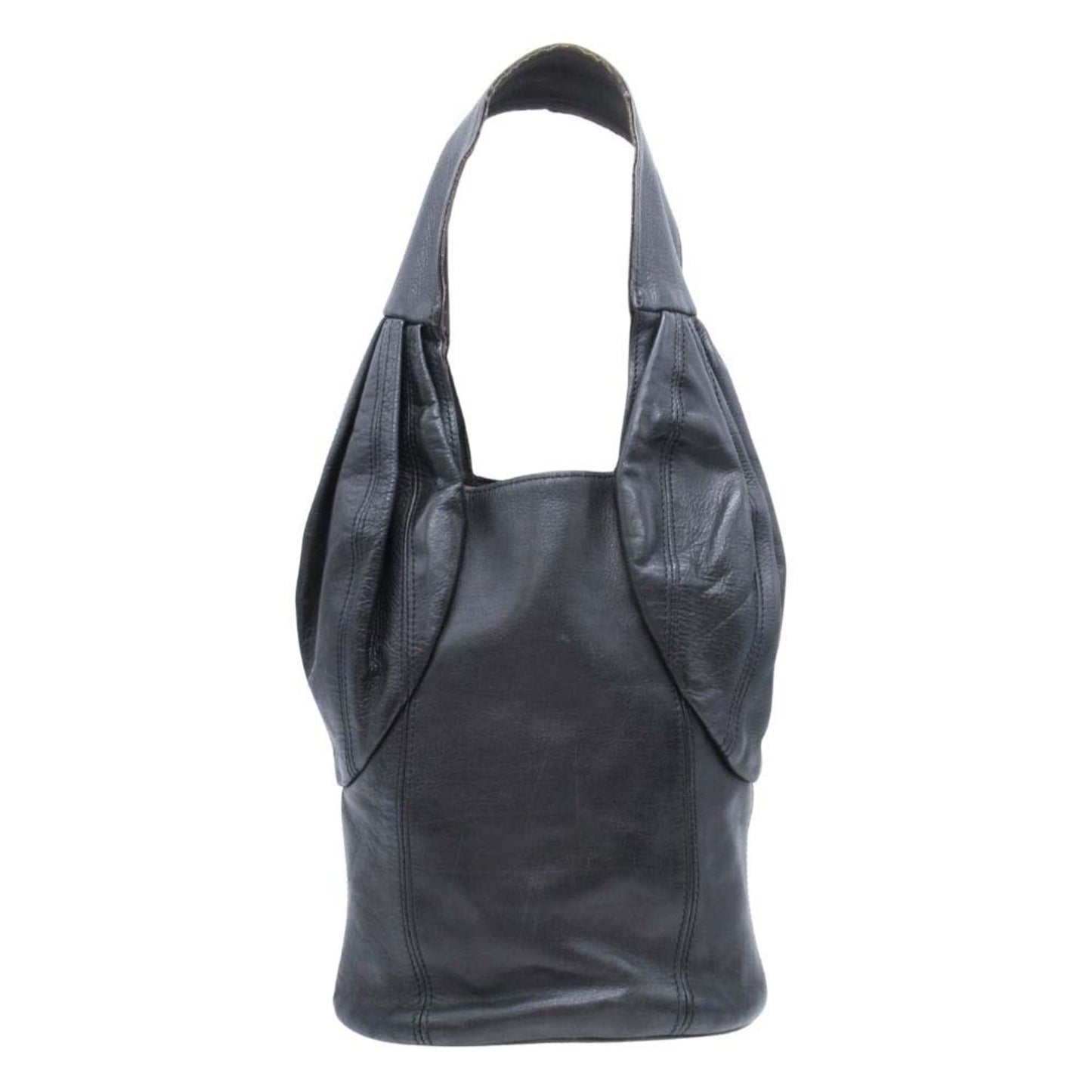 Yohji Yamamoto 2011 Autumn/Winter Collection: Women'S Cowhide Leather Bucket Bag With One Handle