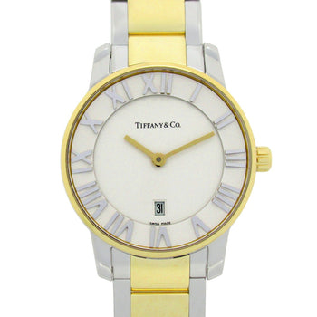 Tiffany & Co. Atlas Dome Watch Gp (Gold Plated) Stainless Steel