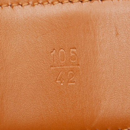 Bvlgari Belt Size: 105 42 Brown Leather