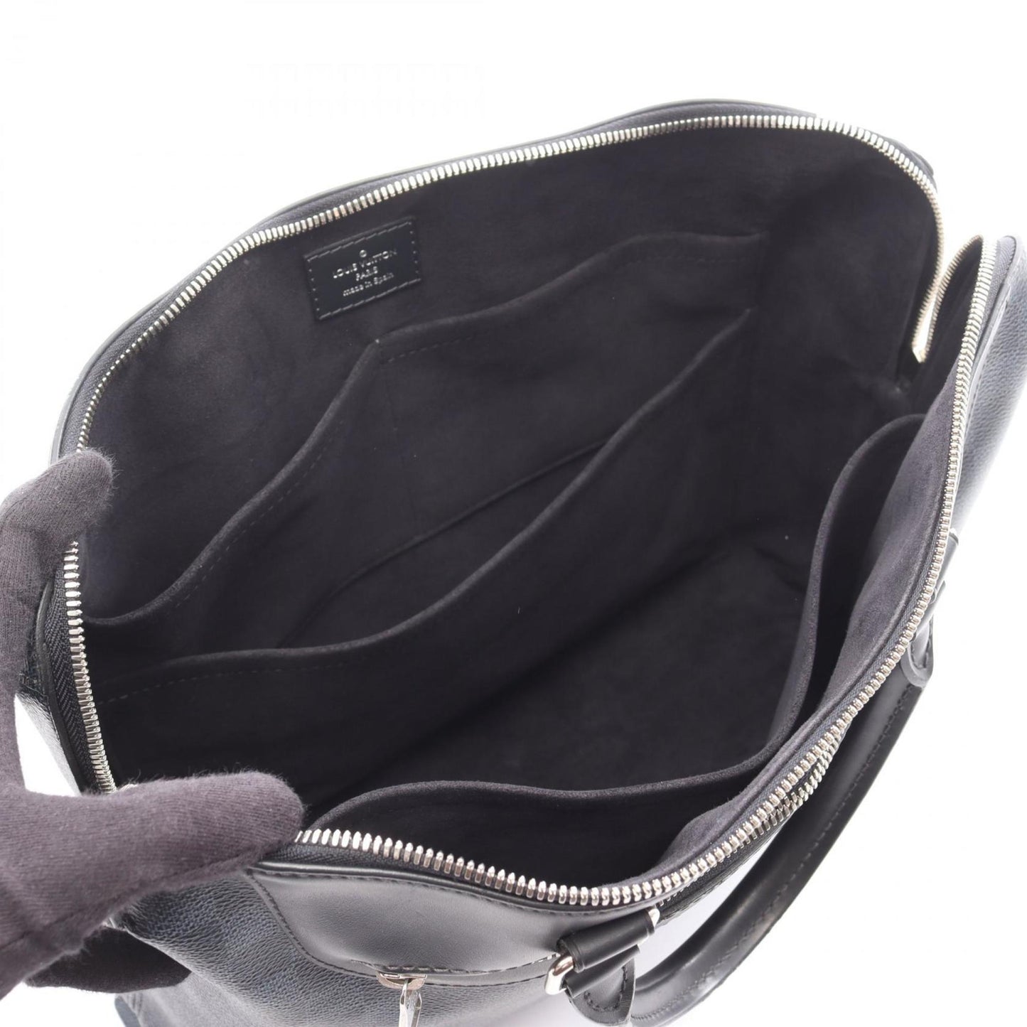 Louis Vuitton Pdj Nm Porte-Document Jour Briefcase Bag In Coated Canvas And Leather With Damier