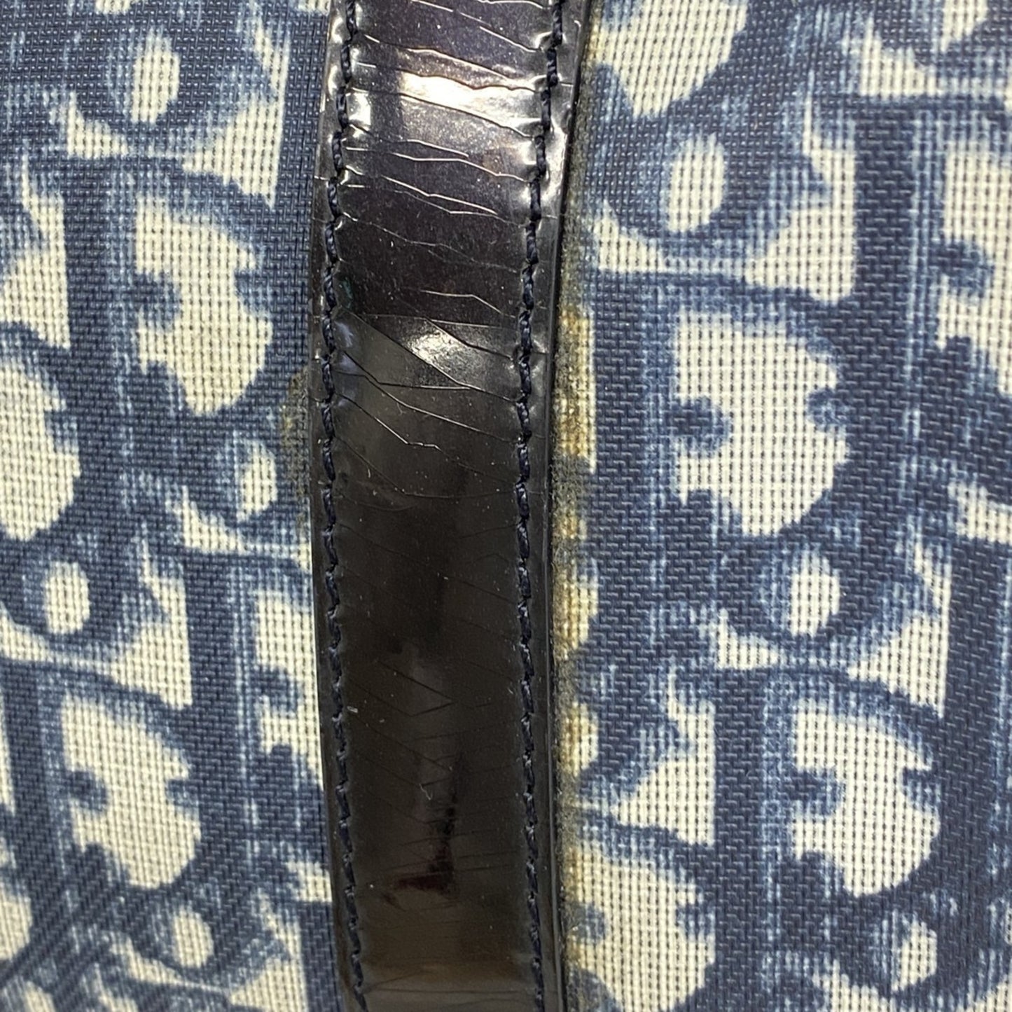 Christian Dior Trotter Handbag Navy