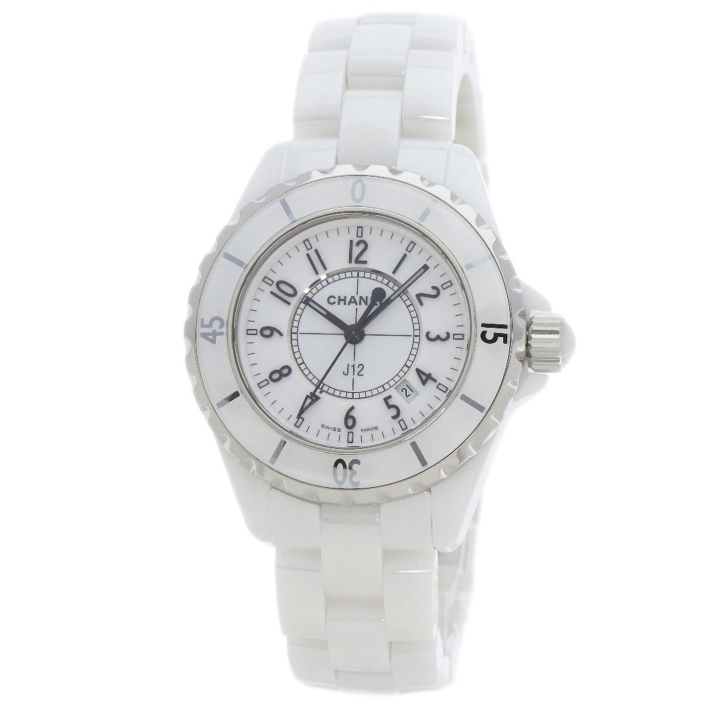 Chanel H0968 J12 33Mm White Ceramic Watch