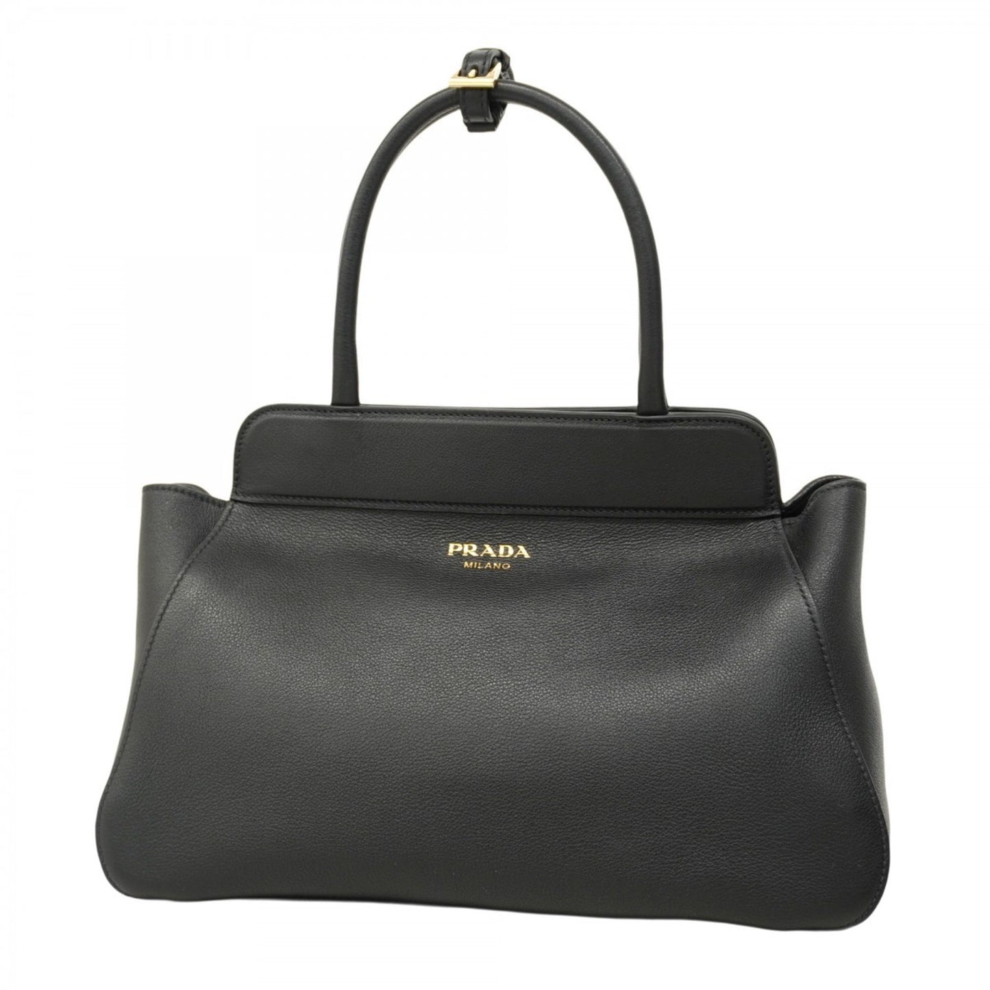 Prada Handbag Leather Black