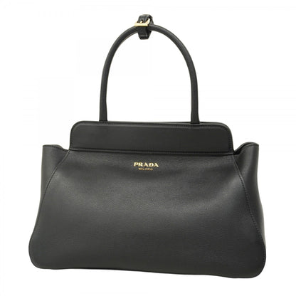 Prada Handbag Leather Black
