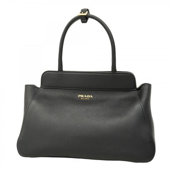 Prada Handbag Leather Black