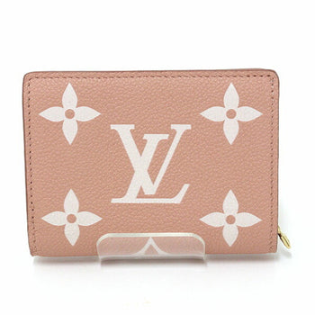 Louis Vuitton Portefeuille-K Monogram Empreinte Leather Pink M81649 Small Wallet Lv