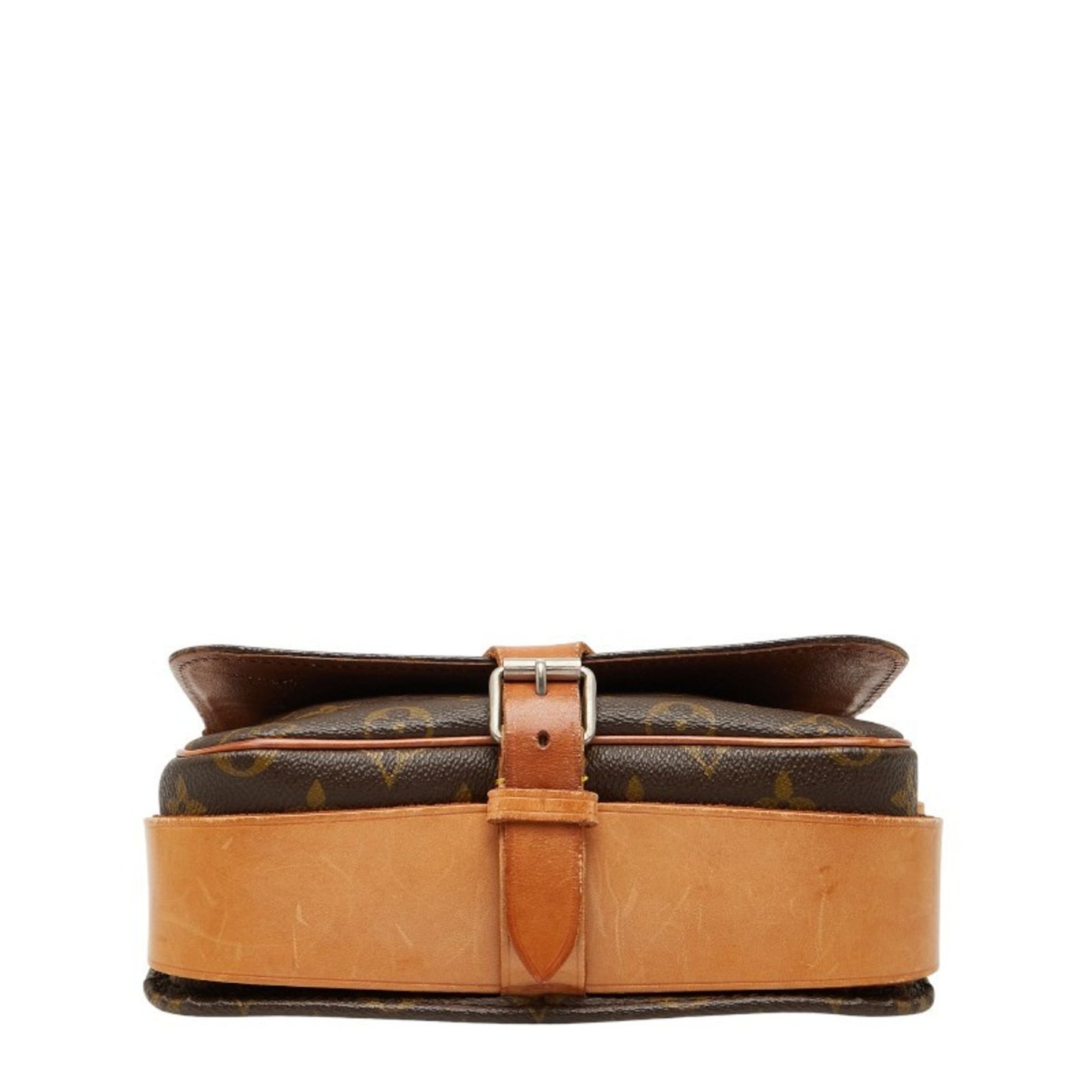 Louis Vuitton Monogram Carte Cher Mm Crossbody Shoulder Bag M51253 Brown Leather