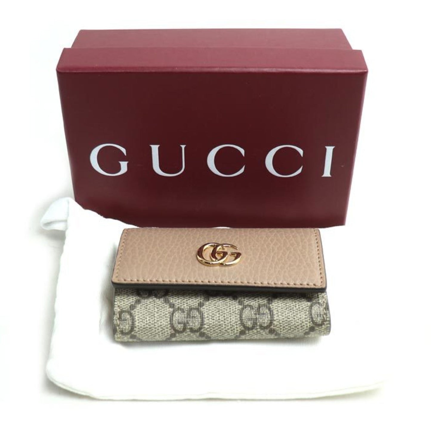 Gucci Double G Bicolor Key Case