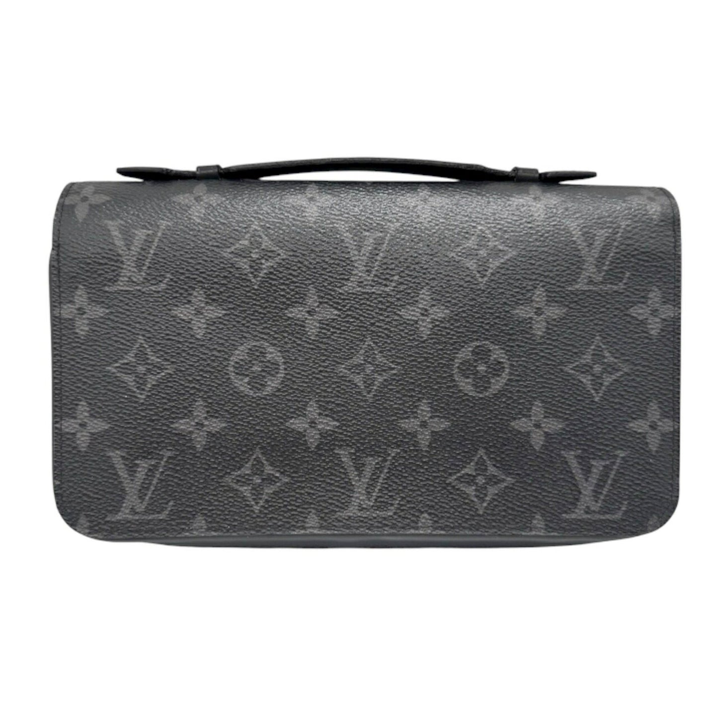 Louis Vuitton Monogram Eclipse Zippy Xl Round Long Wallet