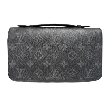 Louis Vuitton Monogram Eclipse Zippy Xl Round Long Wallet